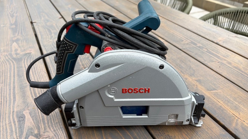 Bosch GKT 55 GCE Professional, Doe-het-zelf en Verbouw, Gereedschap | Zaagmachines, Ophalen, Gebruikt, Invalzaag, 1200 watt of meer