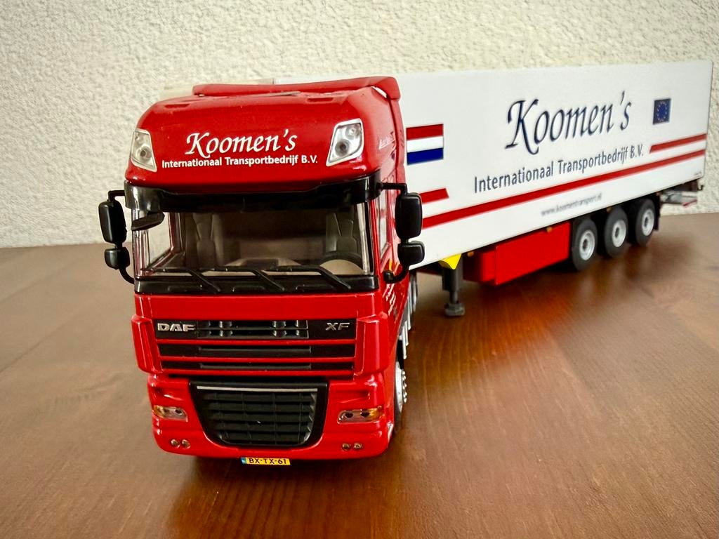 WSI Koomen’s Internationaal Transportbedrijf-DAF XF 105 SSC, Hobby en Vrije tijd, Modelauto's | 1:50, Ophalen of Verzenden, Zo goed als nieuw