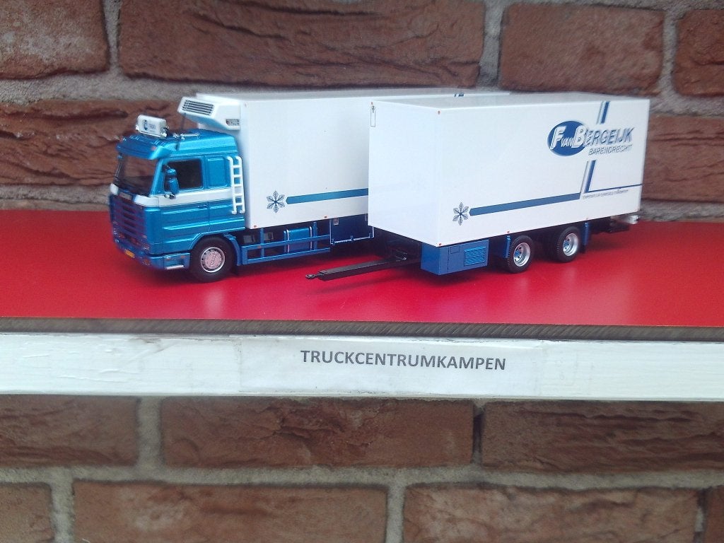 Tekno  Scania  143 - 450  van  F.  van  Bergeijk., Hobby en Vrije tijd, Modelauto's | 1:50, Ophalen of Verzenden, Nieuw, Bus of Vrachtwagen
