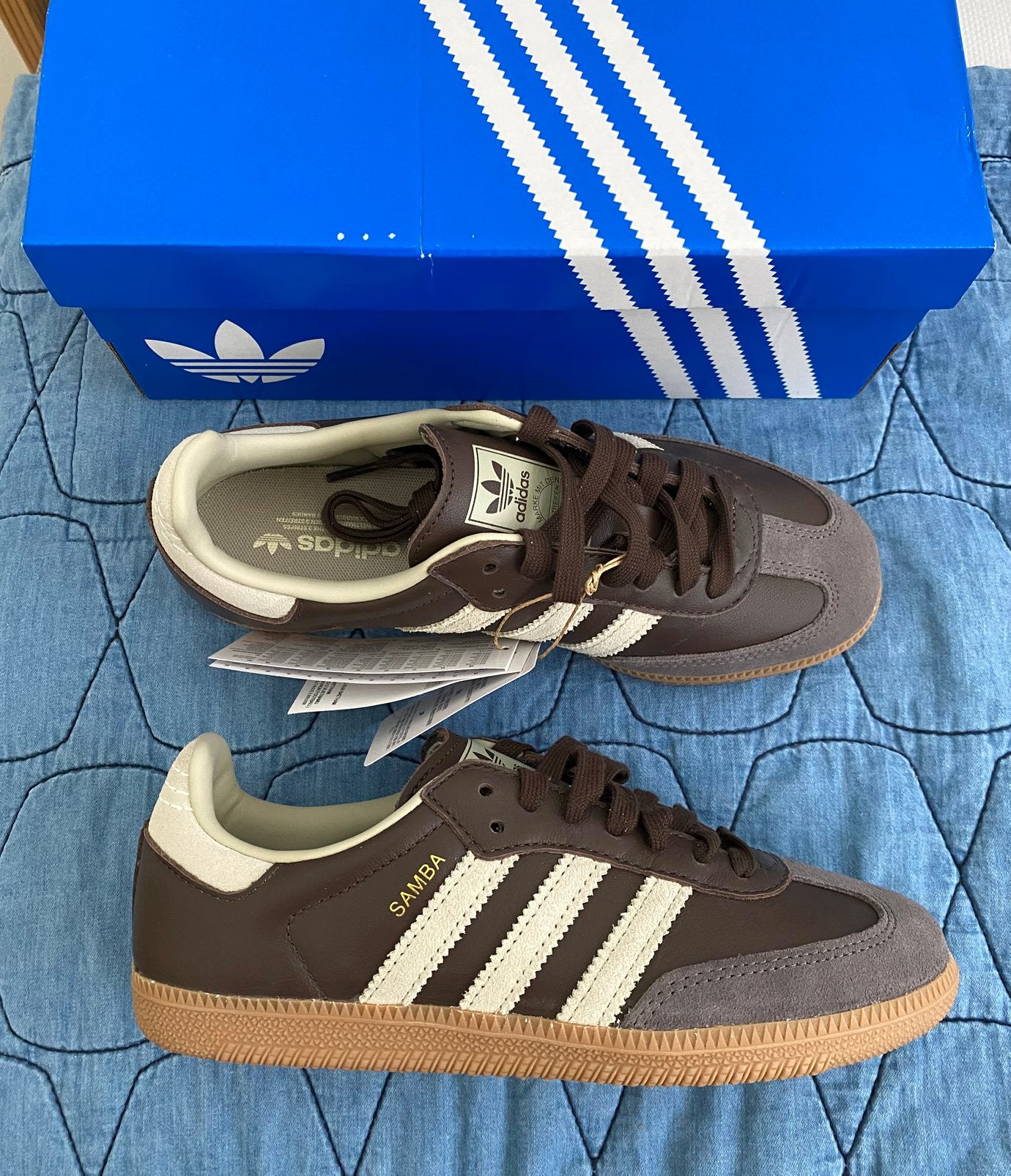 adidas samba OG bruin grijs mokka putty grey nieuw! 37 1/3, Kleding | Dames, Bruin, Nieuw, Ophalen of Verzenden, Sneakers of Gympen