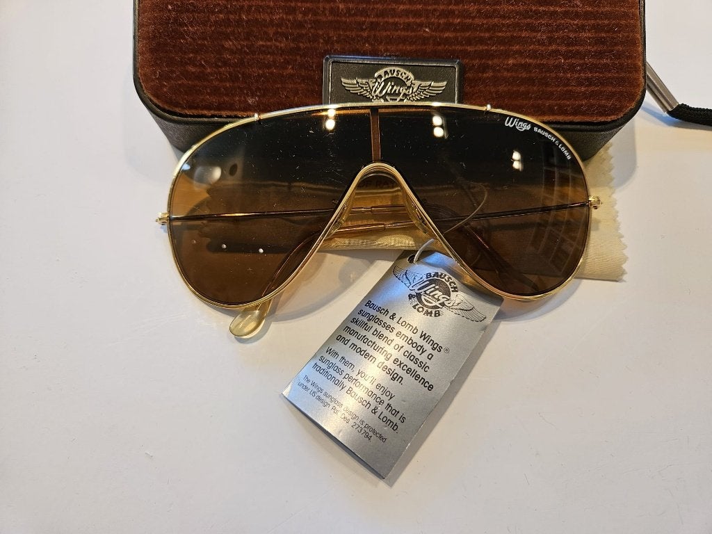 Rayban Wings  Vintage 100% origineel Nieuw, Sieraden, Tassen en Uiterlijk, Zonnebrillen en Brillen | Heren, Zonnebril, Bruin, Nieuw