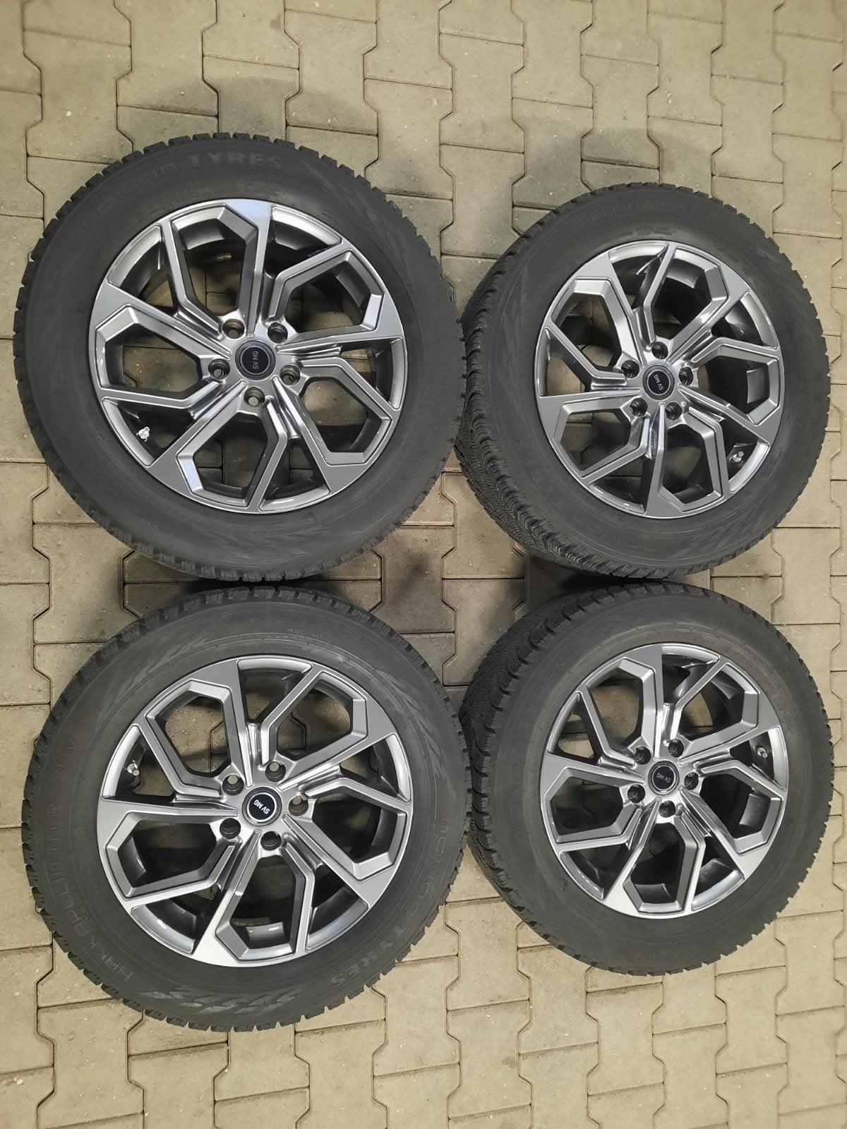 NIEUWSTAAT 17 inch velgen 5×112 FM ITALIE voor MG EHS WINTER, Banden en Velgen, 17 inch, Personenwagen, Gebruikt