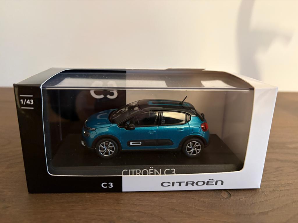 Citroën C3 modelauto schaal 1:43 nieuw in doos, Ophalen of Verzenden, Nieuw, Auto, Overige merken