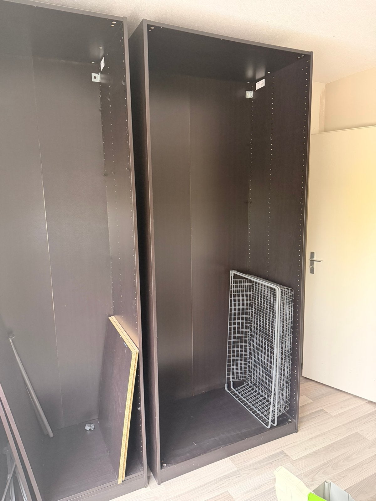 Ikea pax kasten zwart 2 stuks, Huis en Inrichting, Ophalen, 200 cm of meer, 50 tot 100 cm, Zo goed als nieuw