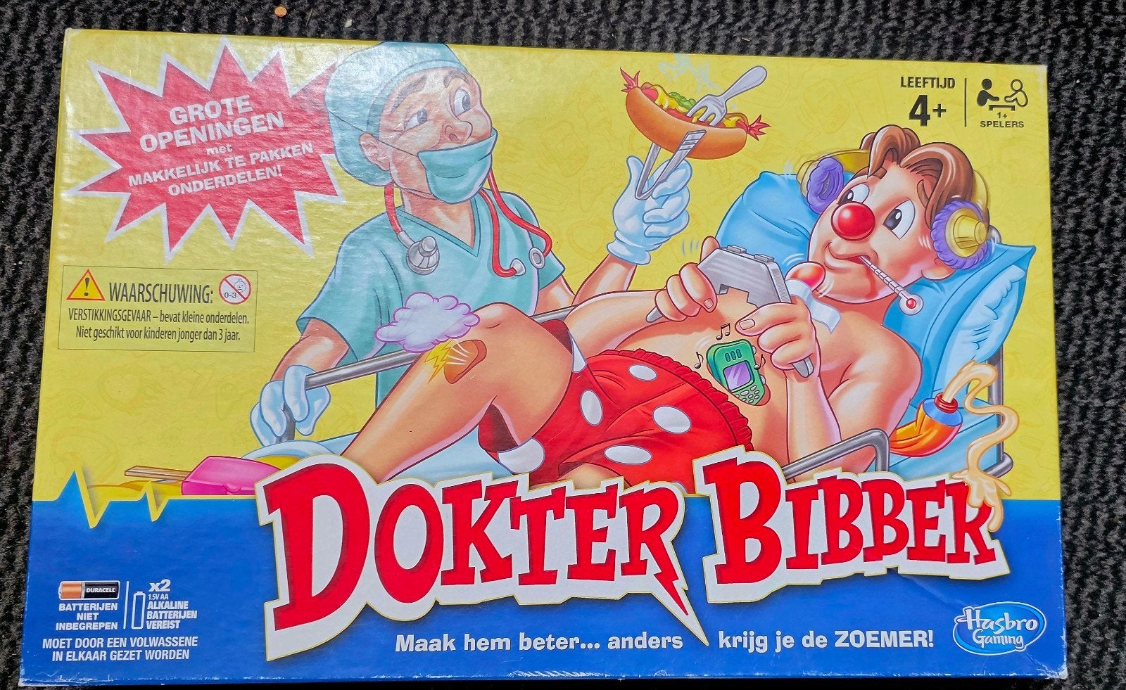 Spel Dokter Bibber - Klassiek Operatiespel voor 4+ jaar, Ophalen
