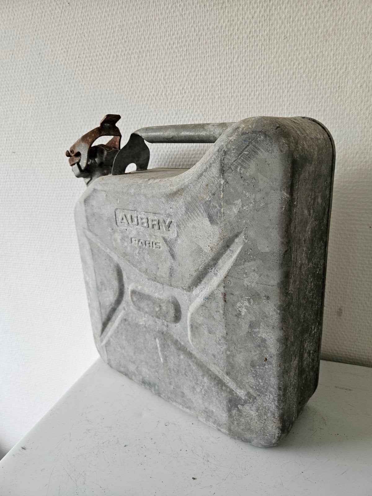 wo2 jerrytank franse leger - aubrey jeep, Ophalen of Verzenden, Rechthoekig