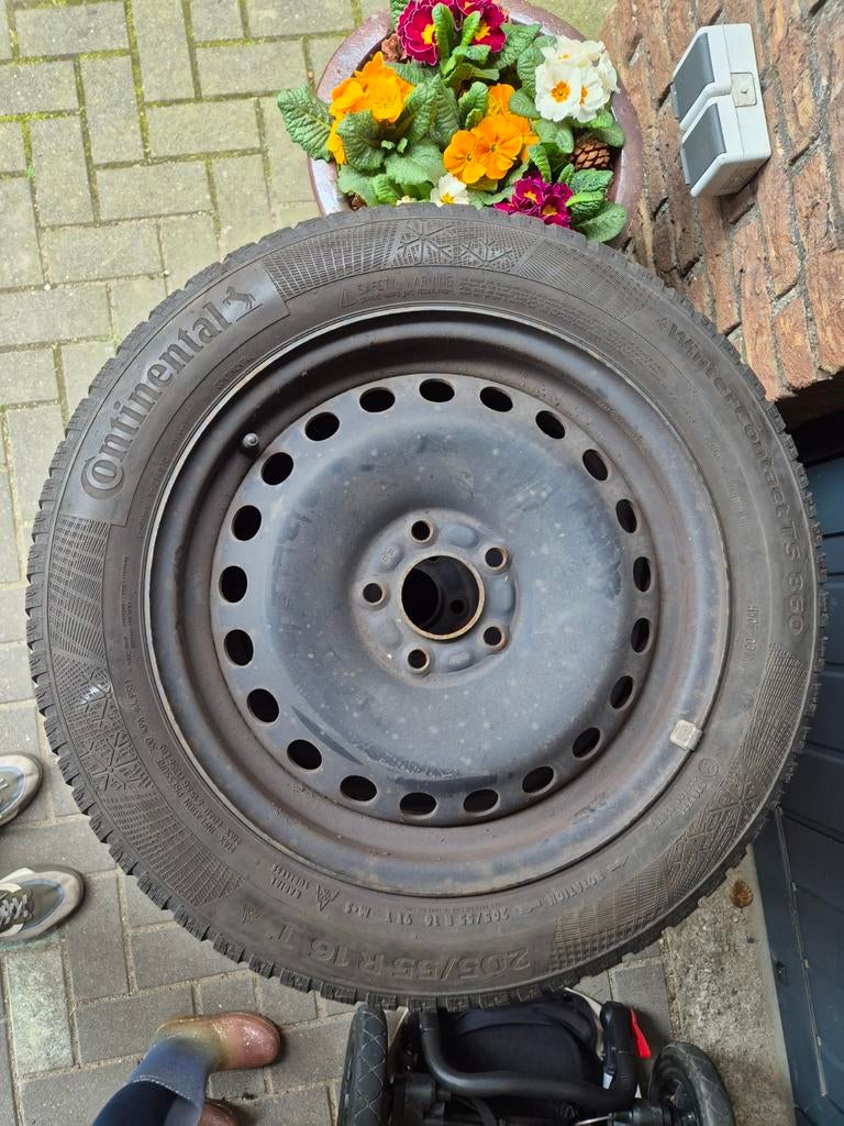Laatste kans ! 4x 16" Winterband + stalen velg, Ophalen