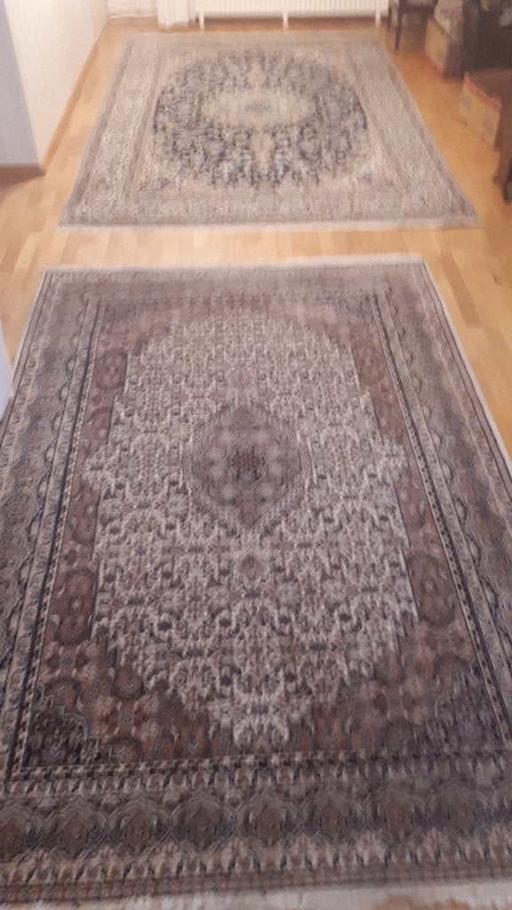2 stuks grote vintage BIDJAR Vloerkleden zie foto's, Ophalen, 150 tot 200 cm, 200 cm of meer, Zo goed als nieuw