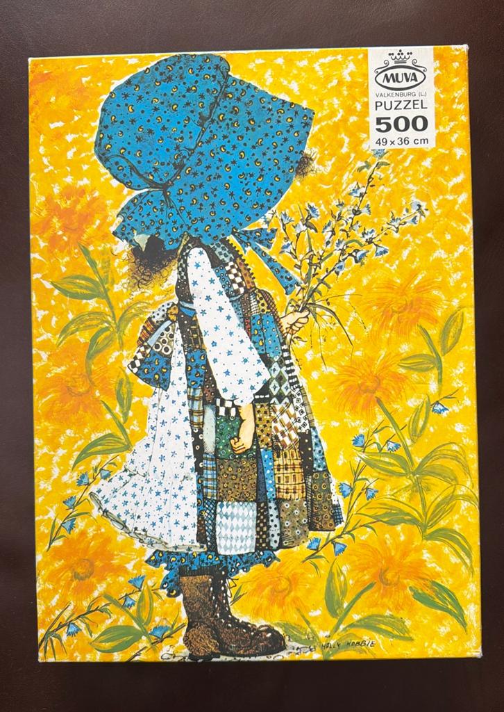 Holly Hobbie Legpuzzel 500 Stukjes - Vintage Muva, Ophalen, 500 t/m 1500 stukjes, Gebruikt, Legpuzzel