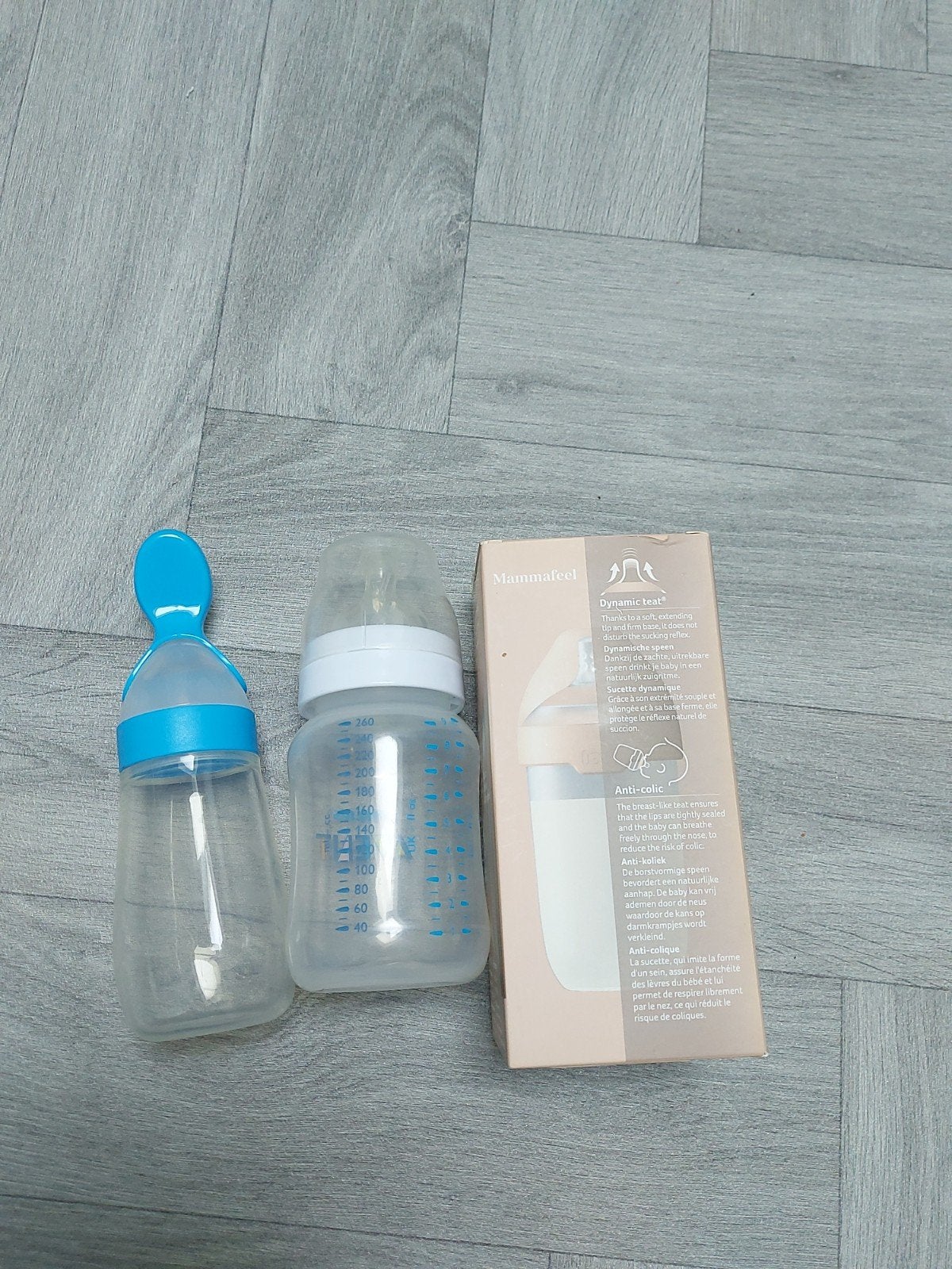 Babyflessen en speen (Difrax, Mammasfeel), Ophalen of Verzenden