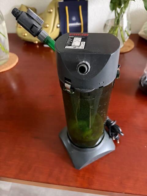 "Eheim' buitenfilter 300l/h, Dieren en Toebehoren, Vissen | Aquaria en Toebehoren, Ophalen, Gebruikt, Inclusief slangen, Eheim