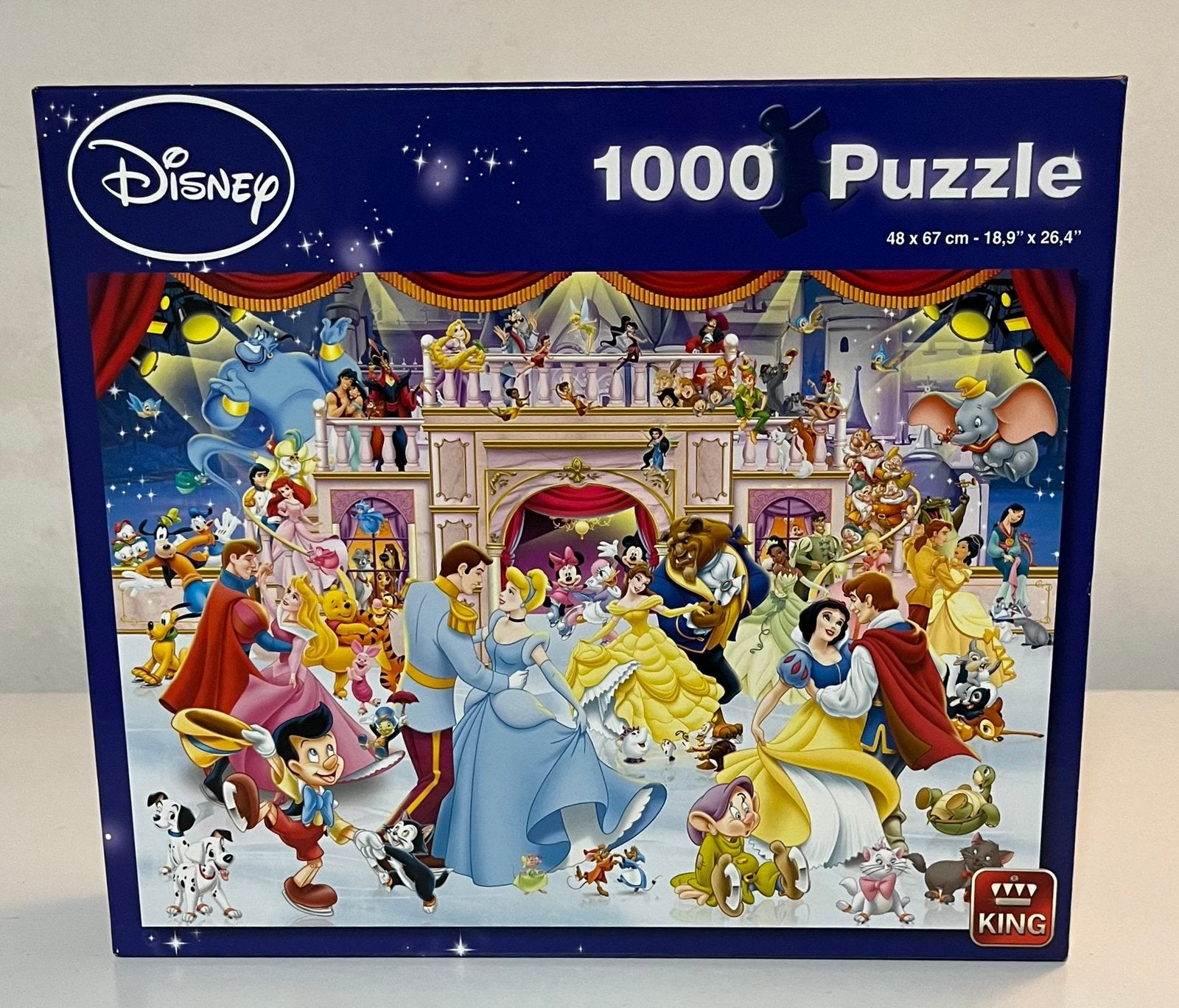 Disney 1000 Stukjes Puzzel - Sprookjes Kasteel, Ophalen of Verzenden, 500 t/m 1500 stukjes, Nieuw, Legpuzzel
