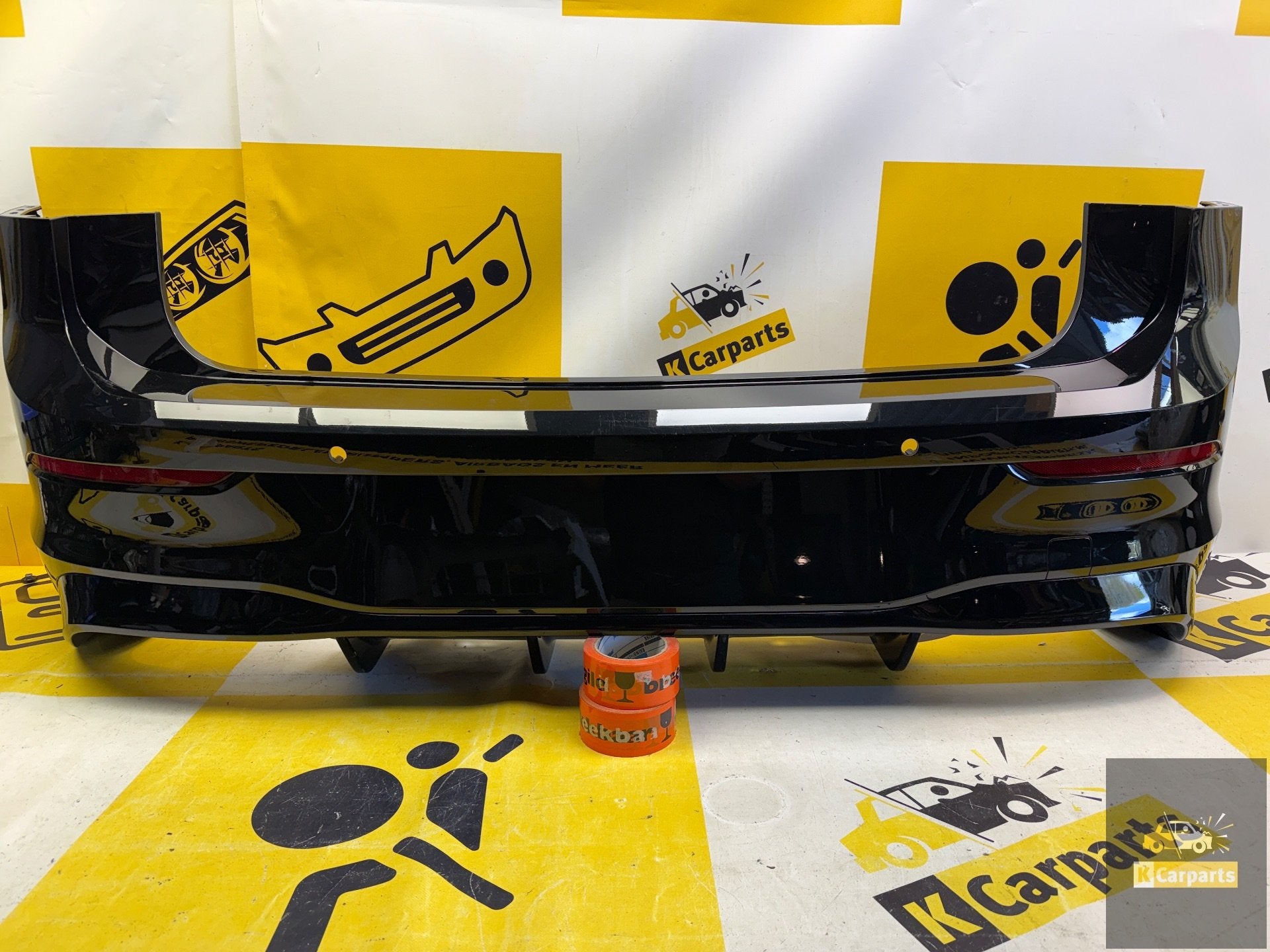 VW Golf 8 R VIII R R20 6XPDC Bumper 5H6807421E Achterbumper, Gebruikt, Volkswagen, Volkswagen AG, Achter