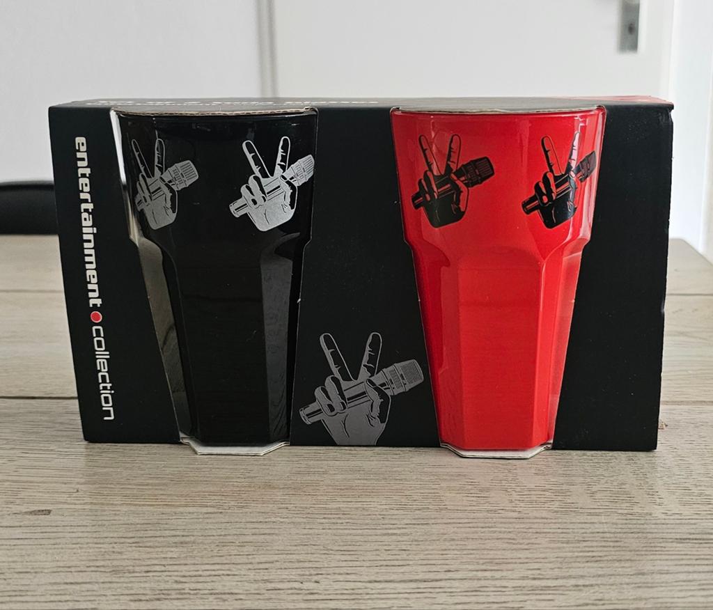Set glazen van the Voice, Ophalen of Verzenden, Nieuw