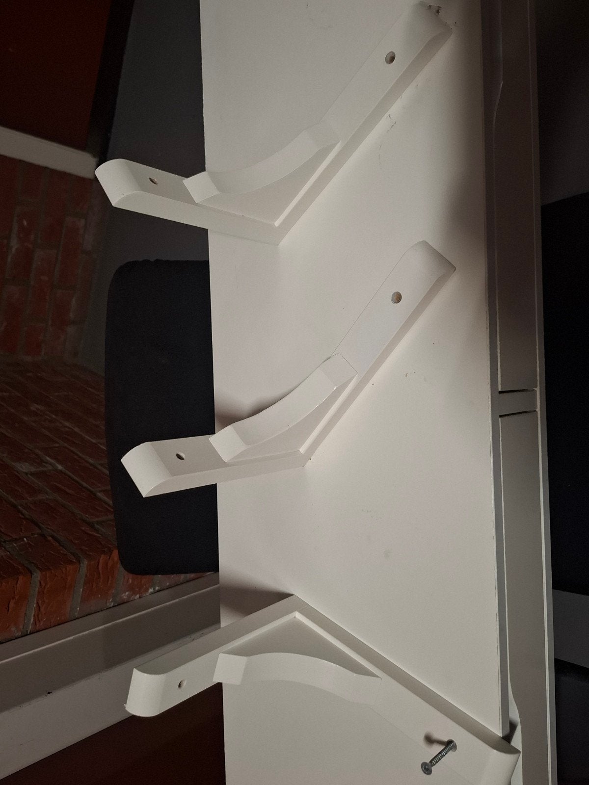 IKEA EKBY ALEX plank/bureau met lades - Wit, Ophalen, Met lades, Zo goed als nieuw, IKEA