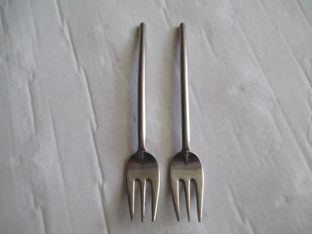 sola elite 2 taartvorkjes - old dutch, Ophalen of Verzenden, Gebruikt, Rvs of Chroom