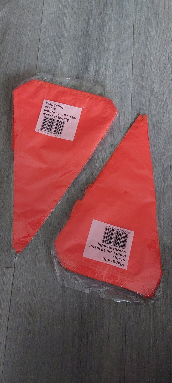 Oranje vlaggetjes 2 pakjes, Ophalen of Verzenden, Nieuw, Oranje of Koningsdag
