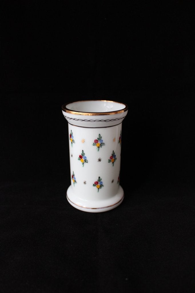 Antieke Franse opaline glas vaas c 1850, Ophalen of Verzenden