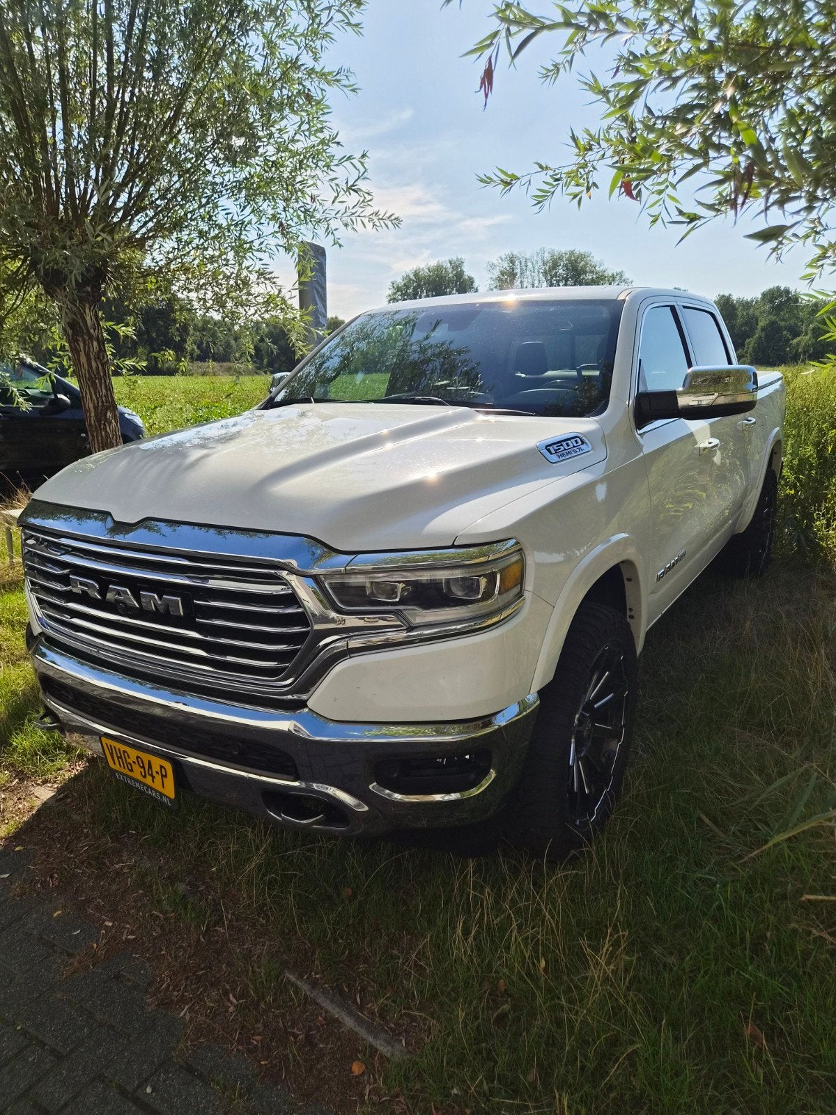 Dodge RAM 2021 Wit, Auto's, 8 cilinders, Wit, Bruin, Parkeerassistent