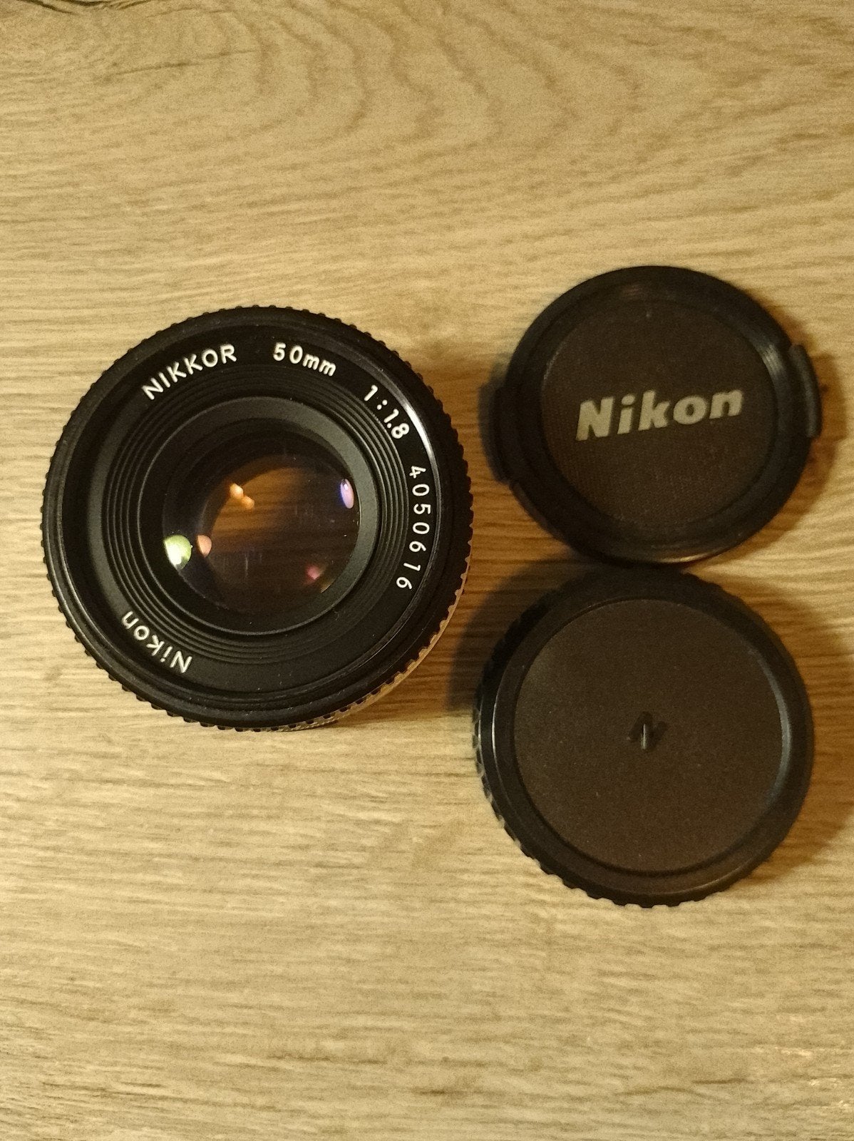 Nikon Nikkor 50mm 1:1.8 lens, Ophalen, Gebruikt, Nikon, 50 mm