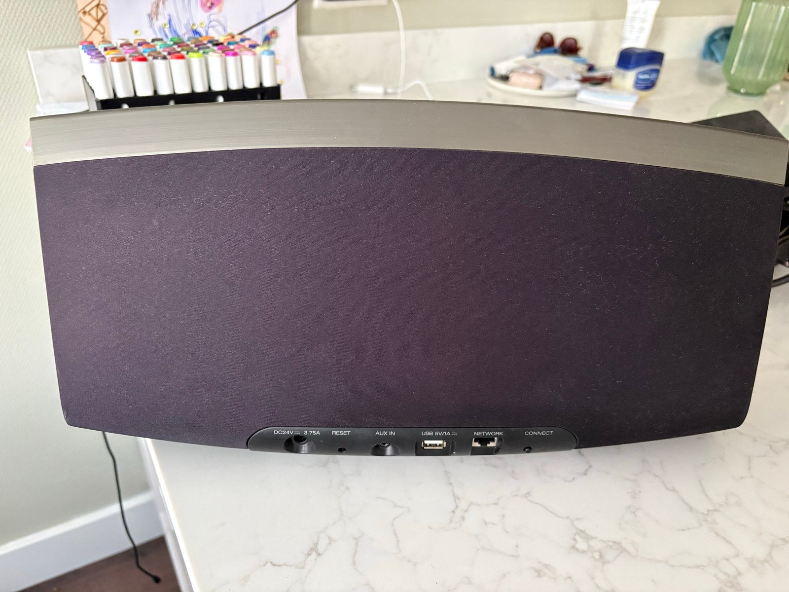 Heos 7 Speaker - Goed geluid, werkt nog top!, Audio, Tv en Foto, Slimme speaker, Gebruikt, AUX-ingang, Ophalen