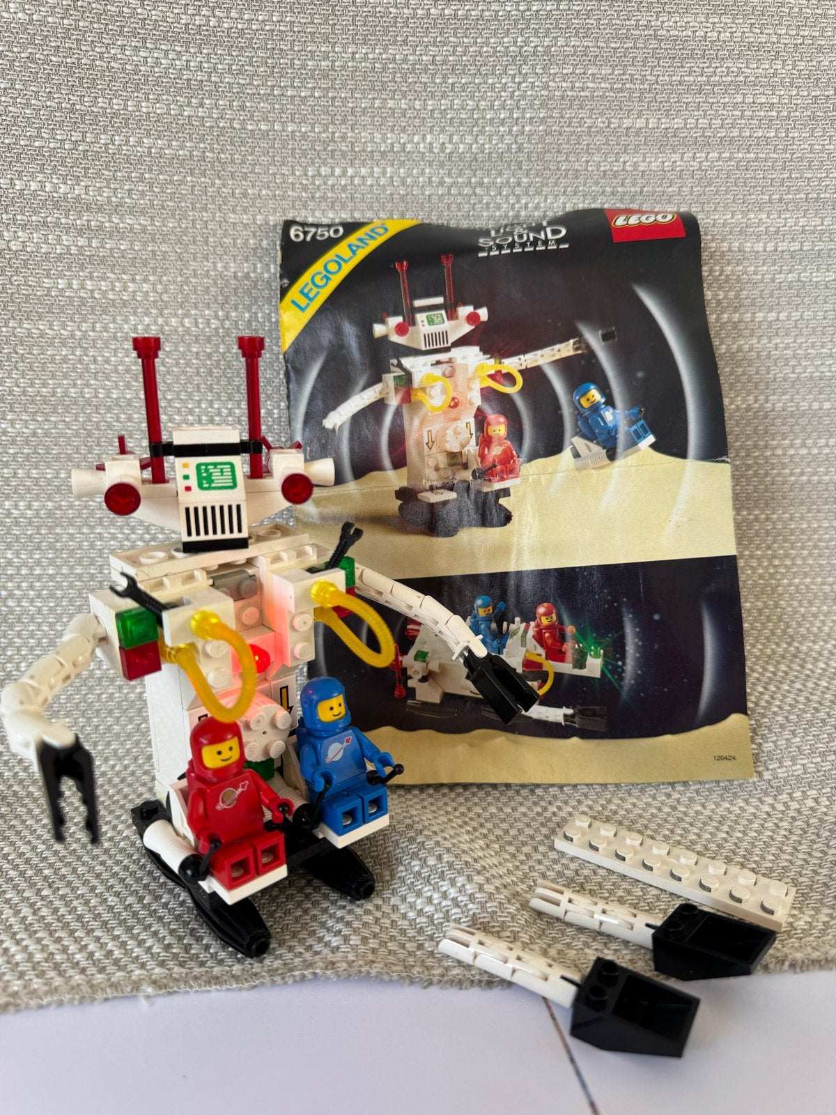 Lego Legoland 6750 Light & Sound System Robot met Minifigure, Gebruikt, Lego, Ophalen of Verzenden, Space