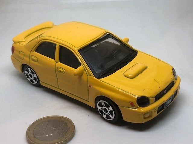 Subaru Impreza WRX STI Geel, Maisto, Ophalen of Verzenden, Gebruikt, Auto, Overige merken