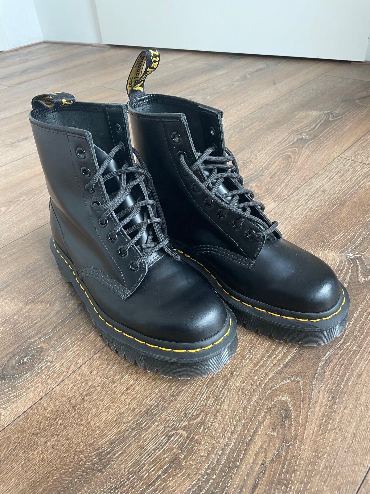 Dr. Martens 1460 Bex Platform, Zwart, Lage of Enkellaarzen, Nieuw, Ophalen of Verzenden