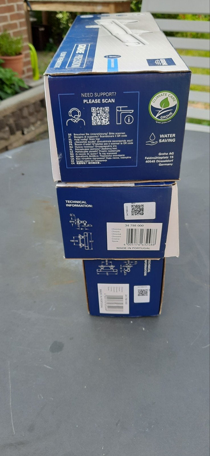 Grohe Precision Flow Thermostaat Douchekraan (2 stuks), Ophalen of Verzenden, Nieuw