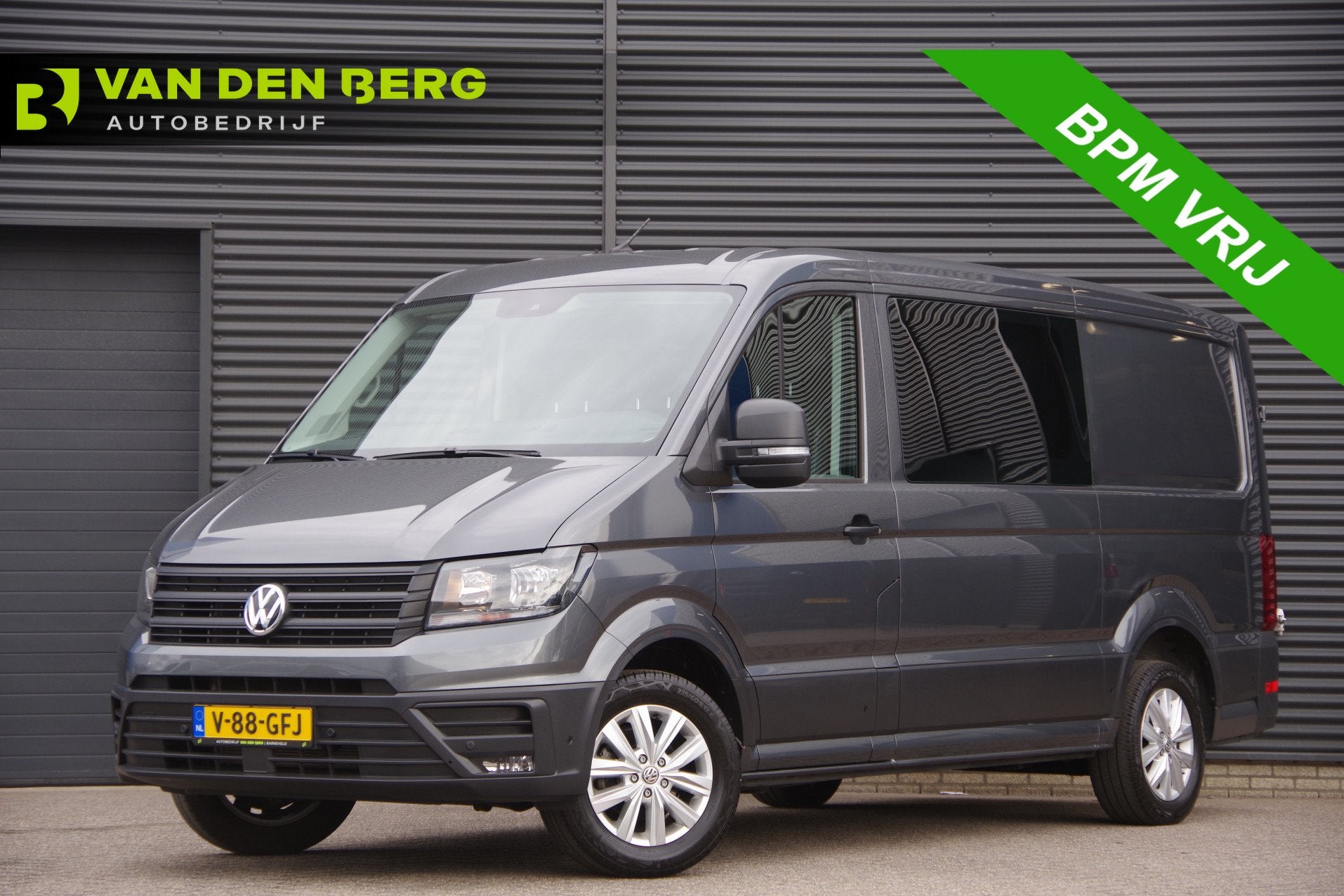 Volkswagen Crafter 2.0 TDI L3H2(L2H1) 177PK AUT. DC-6P, CAME, Auto's, Dealer onderhouden, Stof, Gebruikt, Euro 6