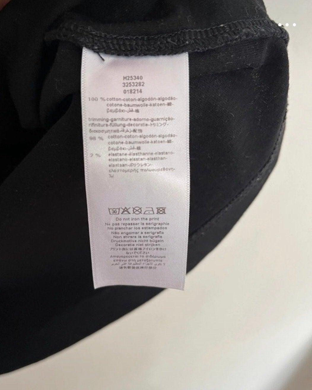 Givenchy shirt zwart - maat 10 jaar, Ophalen of Verzenden, Zo goed als nieuw, Jongen, Shirt of Longsleeve