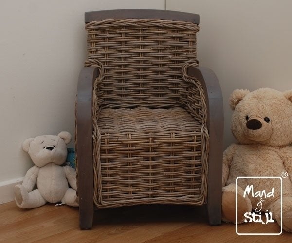 Rotan kinderstoeltje, Kinderen en Baby's, Kinderkamer | Tafels en Stoelen, Verzenden, Nieuw, Stoel(en)