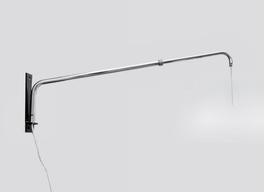 Vintage RAAK C-1503.00 Telescopische Zwenkarm Lamp, Ophalen of Verzenden, Gebruikt, Metaal