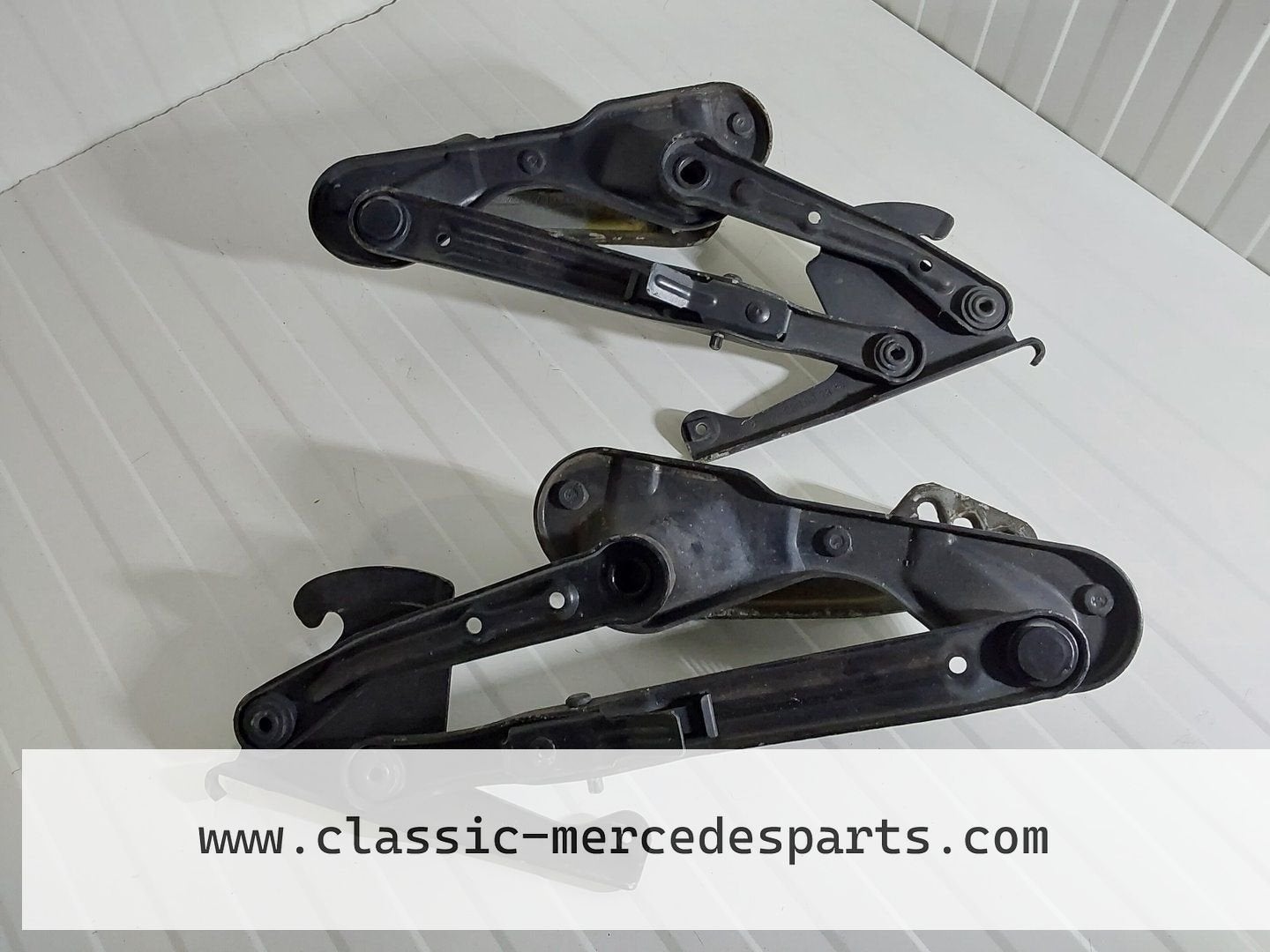 Motorkapscharnieren set Mercedes W124 1248800428 1248800328, Gebruikt, -, Ophalen of Verzenden, -