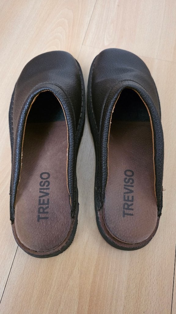Heren instappers/sandalen bruin maat 44, Sandalen, Bruin, Zo goed als nieuw, Treviso