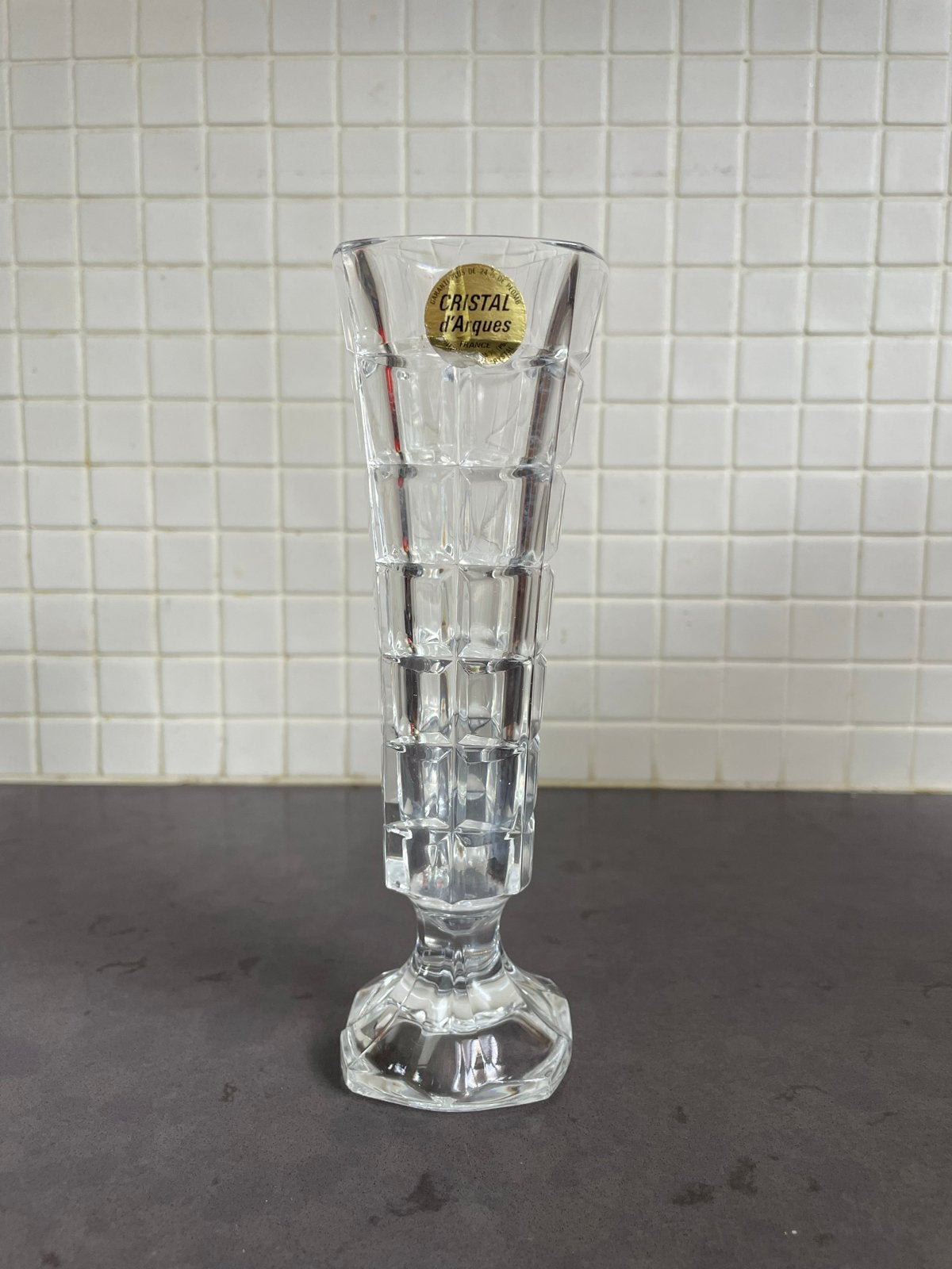 Kristallen vaas van Cristal d'Arques, Ophalen of Verzenden