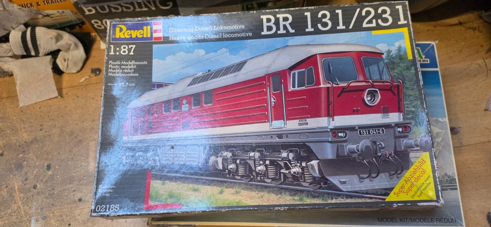 Revell BR 131/231 Zware Diesellocomotief 1:87, Ophalen of Verzenden, Nieuw, Locomotief, Overige merken