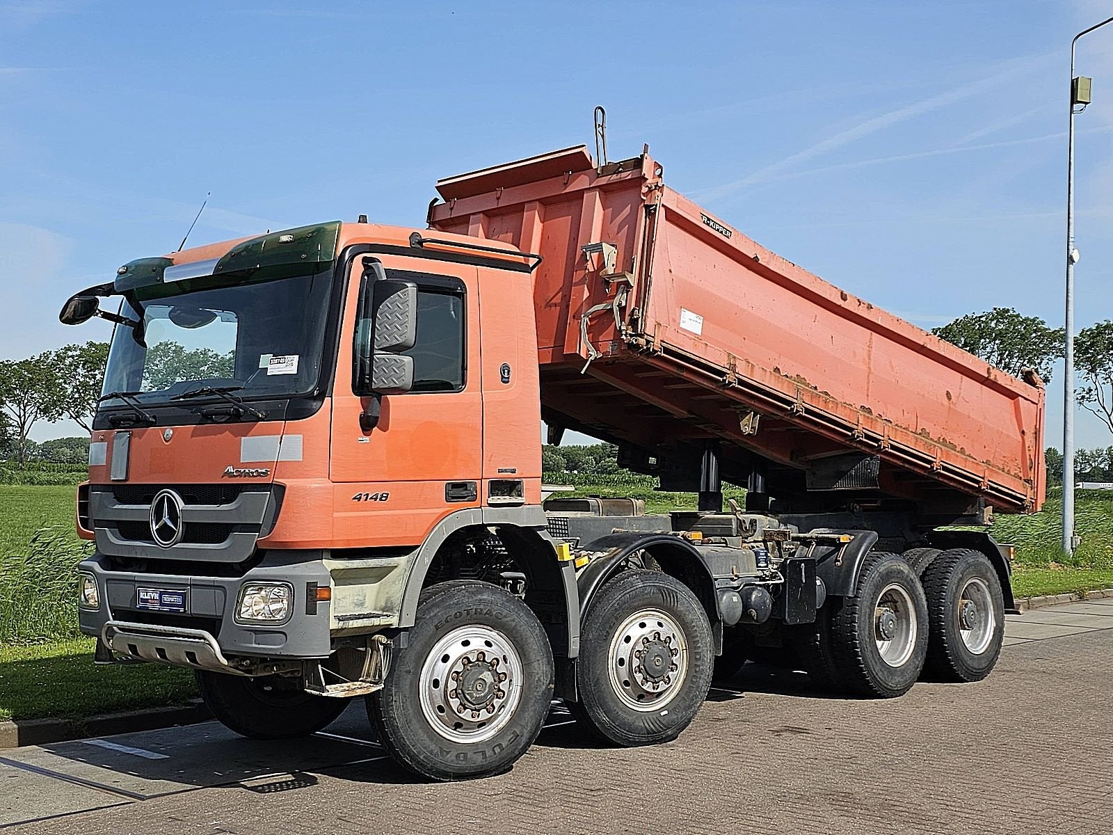 MERCEDES-BENZ ACTROS 4148 ak 8x8 eps meiller, Automaat, Euro 5, Overige kleuren, Mercedes-Benz