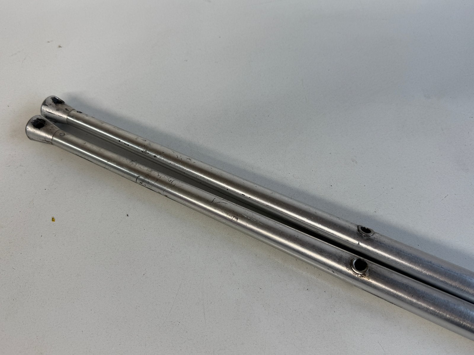 2 x aluminium scepter 62 cm, Ophalen of Verzenden, Gebruikt, Overige typen