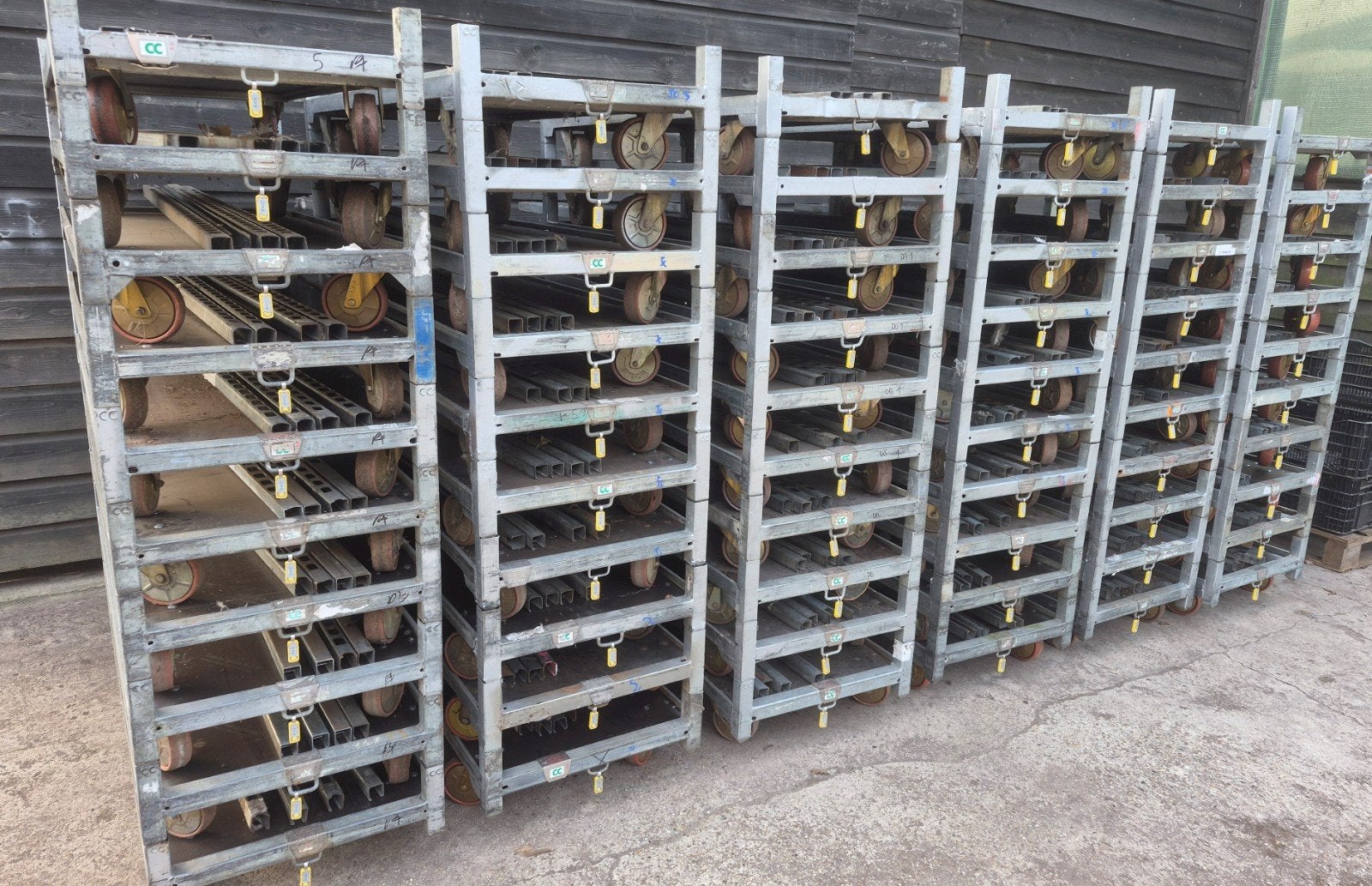 cc containers,  deense cc karren,  tag6, Doe-het-zelf en Verbouw, 100 liter of meer, Ophalen, Transportkar