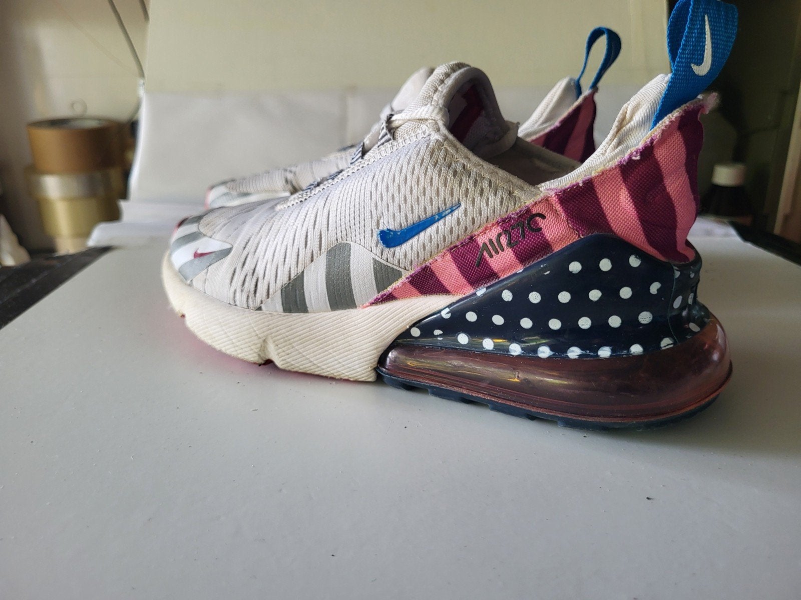 Nike Air Max 270 X "PARA RAINBOW", Ophalen of Verzenden, Gedragen, Wit, Nike x Patta