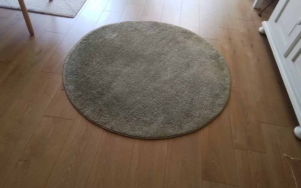 Vloerkleed rond, Huis en Inrichting, Ophalen, 100 tot 150 cm, Laagpolig, Rond