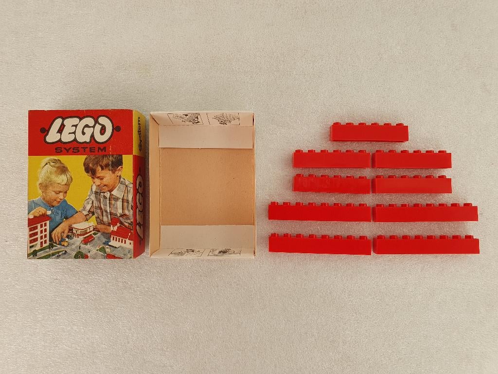 Lego System 225: Rood (in doos), Ophalen of Verzenden, Gebruikt, Complete set, Lego