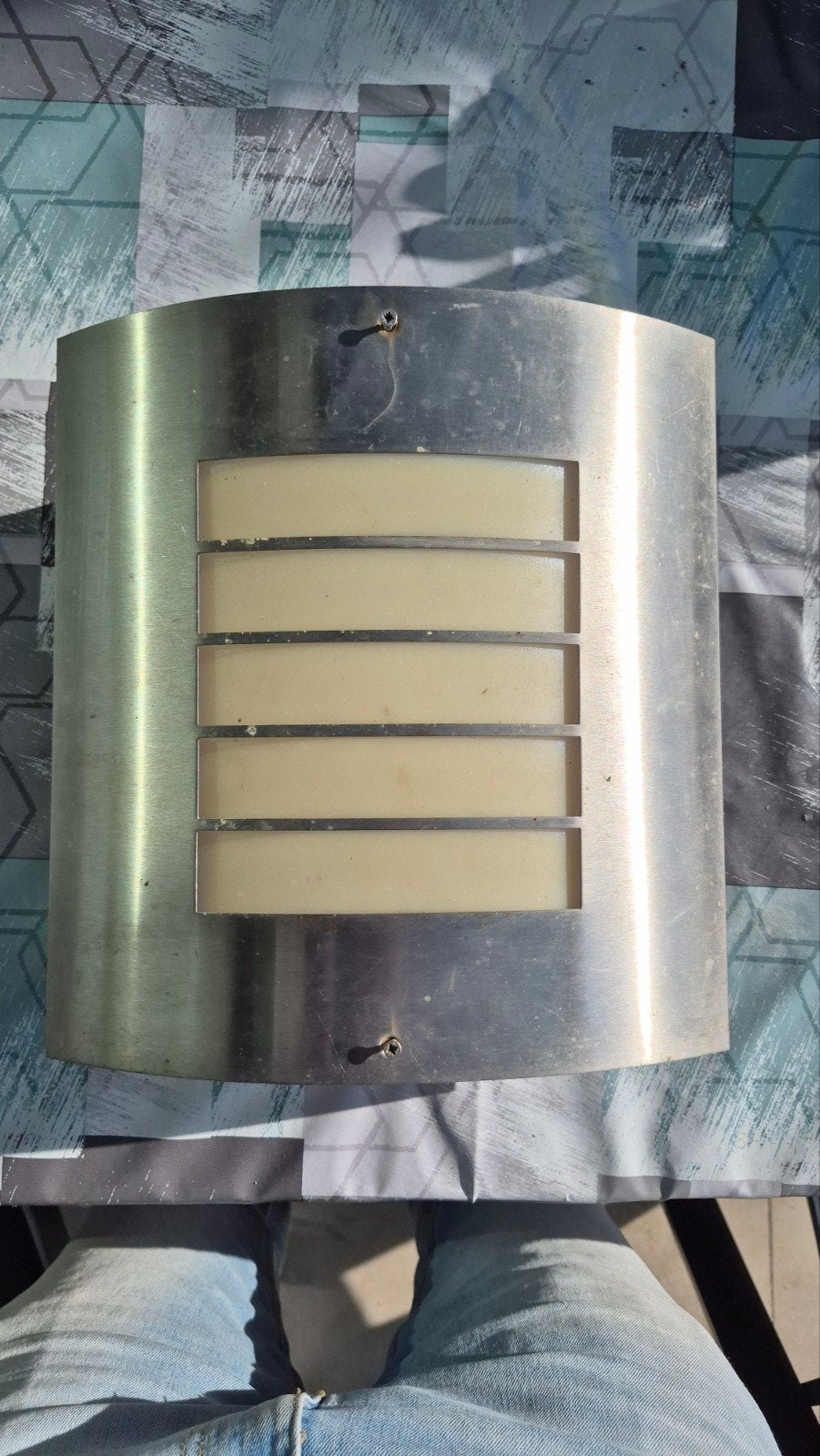 Buitenlamp, degelijk, Ophalen, Kunststof, Gebruikt, Minder dan 50 watt