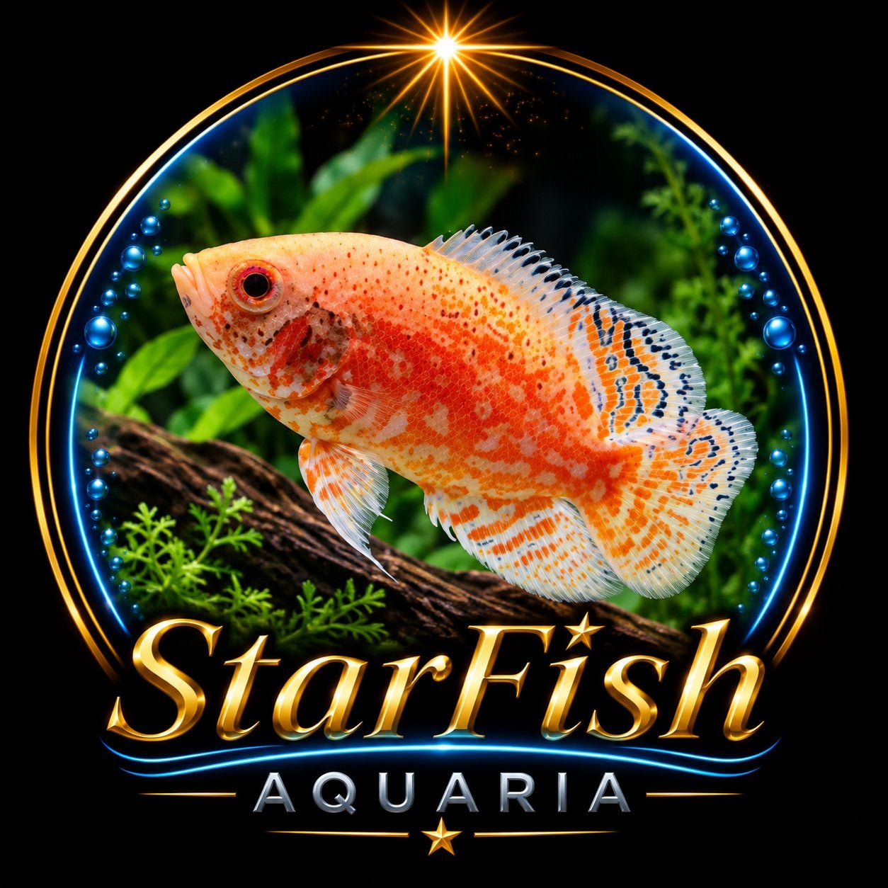 Astronotus ocellatus - Red Nemo