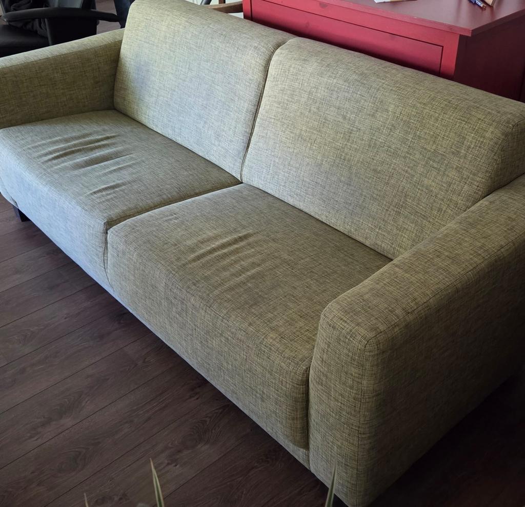 tweezits bank met hocker gratis, Huis en Inrichting, Ophalen, 150 tot 200 cm, Tweepersoons, 75 tot 100 cm