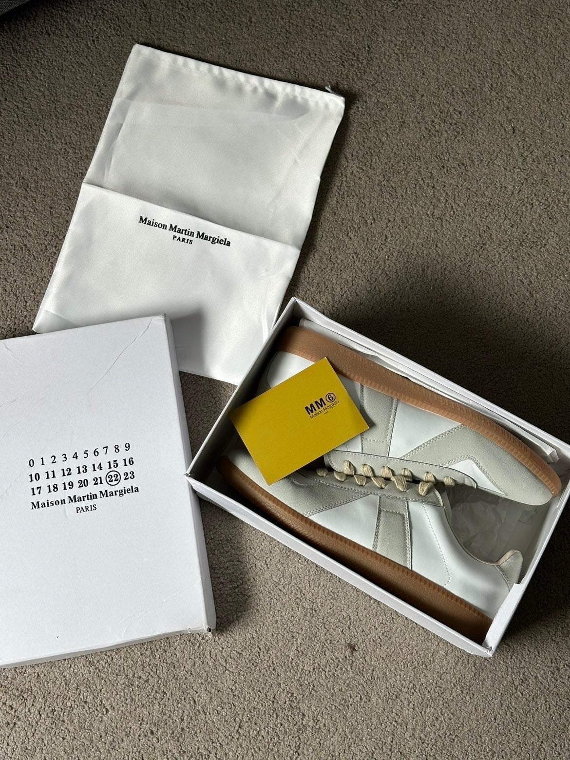 Maison Margiela Replica Sneakers - Nieuw in doos, Ophalen of Verzenden, Nieuw, Wit, Sneakers of Gympen