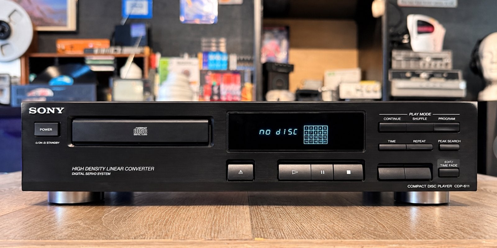 Sony CDP-611 CD-Speler | 1-Bit DAC | Vintage HiFi | GARANTIE, Ophalen of Verzenden, Zo goed als nieuw, Sony, De kempen 18