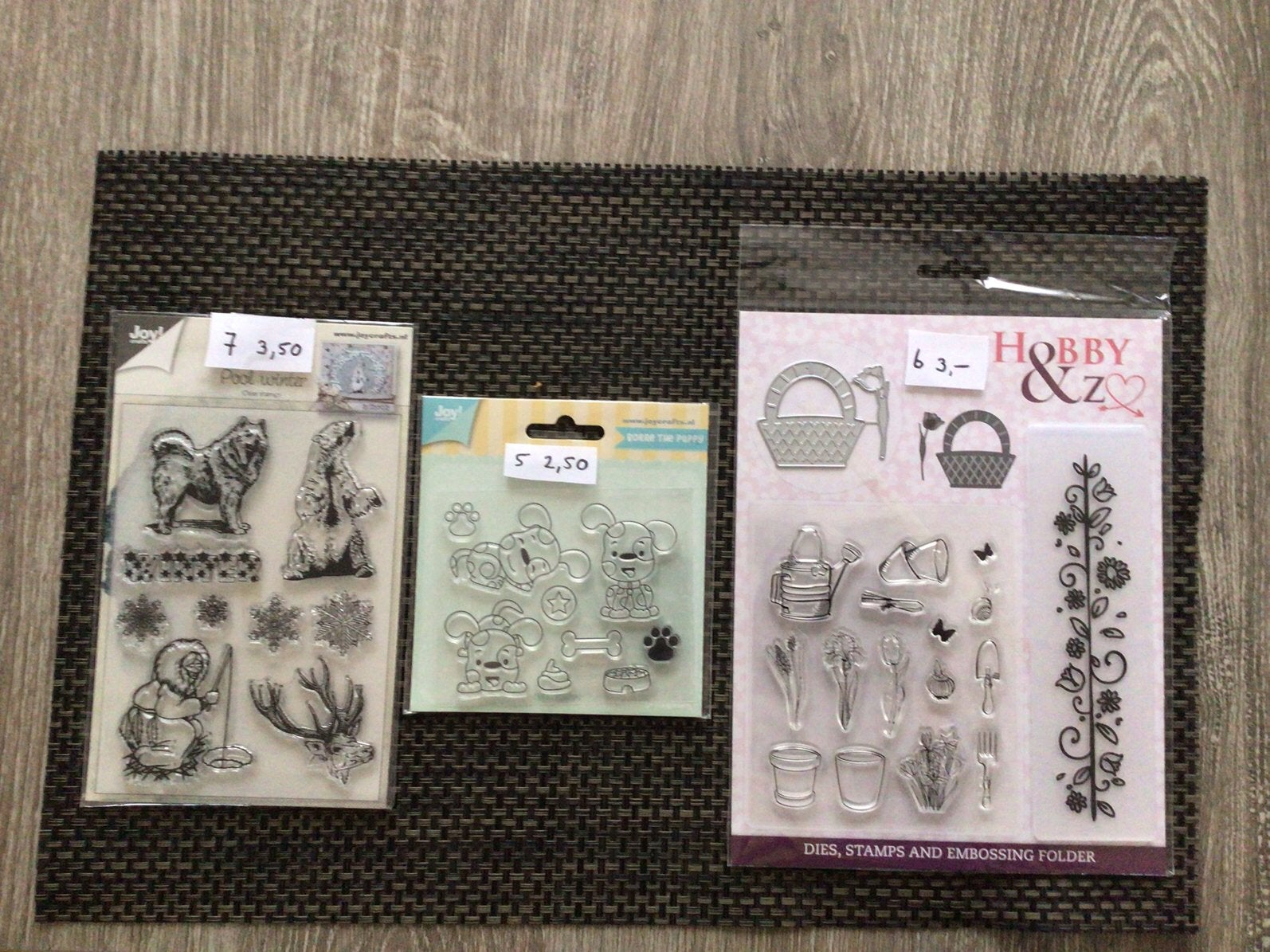 Clear stamps, snijmal en embossing folder, Nieuw!, Ophalen of Verzenden, Nieuw, Clearstamp