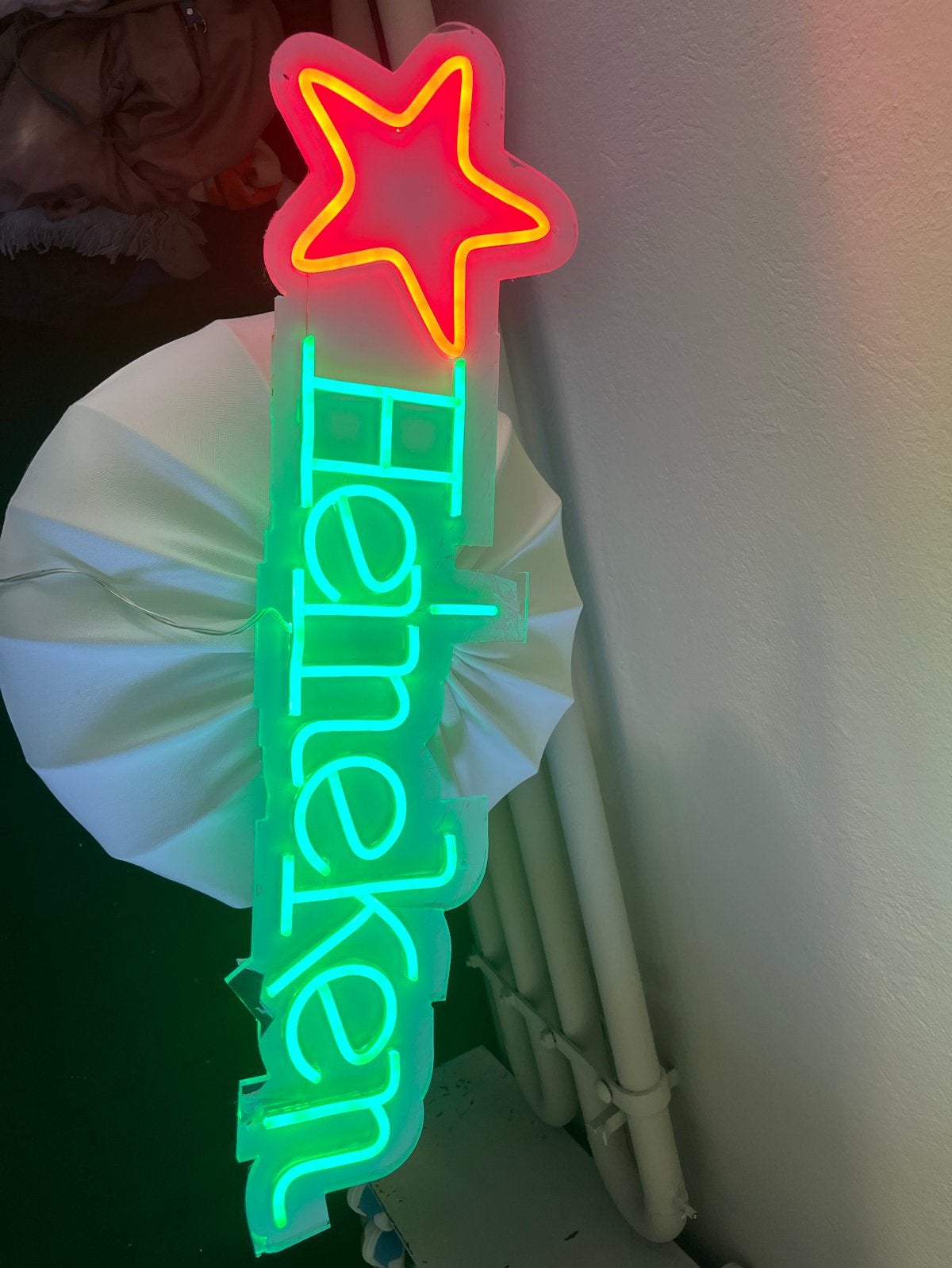 Heineken Neon Lichtbak - Uniek Reclamebord, Ophalen, Gebruikt, Lichtbak of (neon) lamp